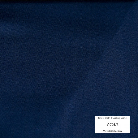V703/7 Vercelli VII - 95% Wool - Xanh navy